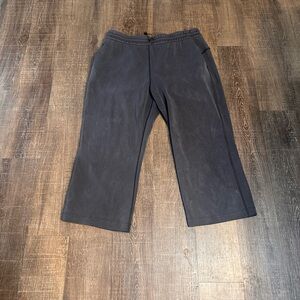 Lululemon Softstreme High Rise Straight Leg Women’s Black Cropped Pants Size 14